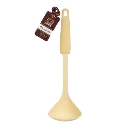 Половник нейлоновый Marmiton Milky резиновая ручка 33 см