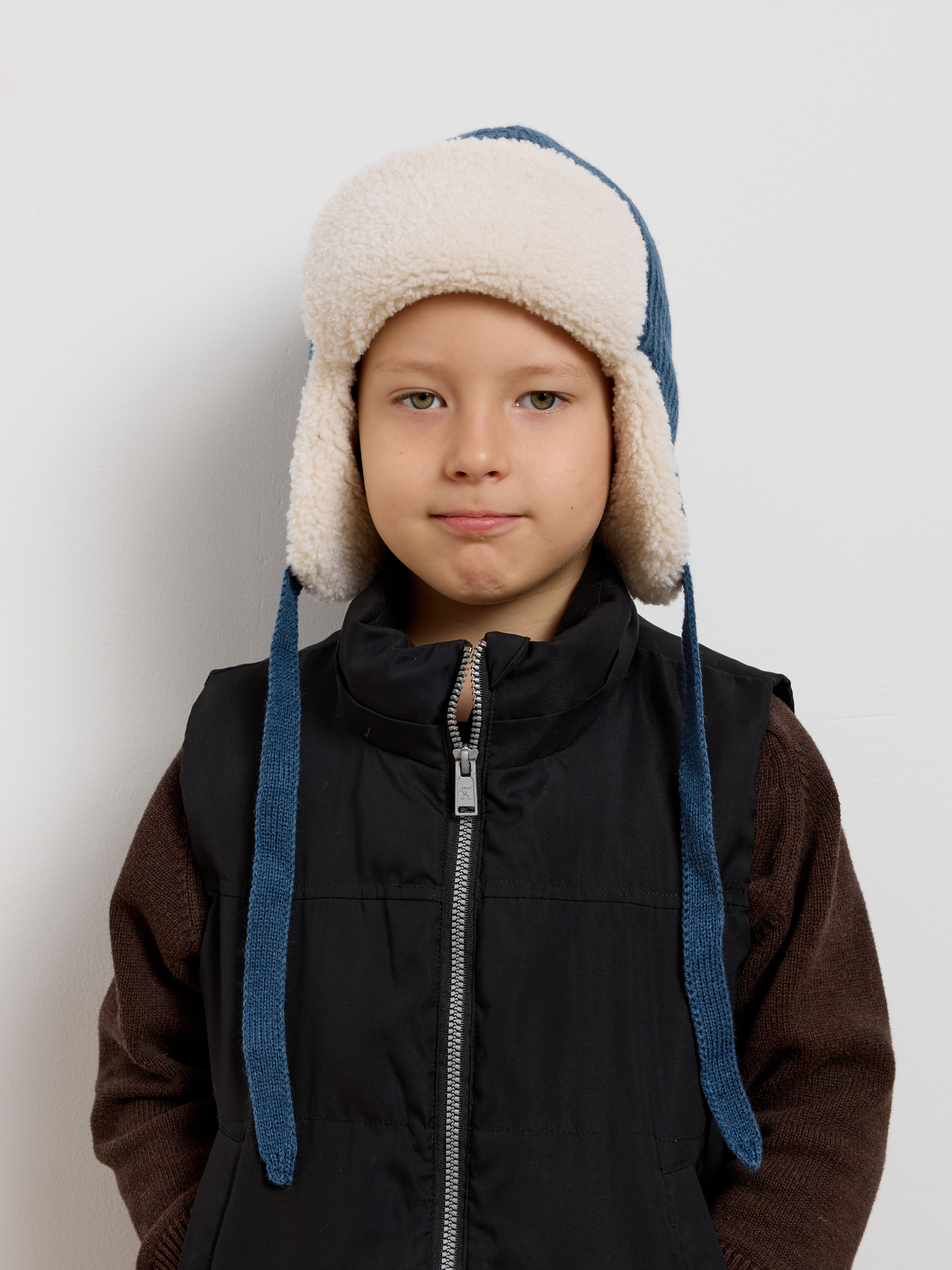 Шапка-ушанка Starkoff Kids Д301128 - фото 7