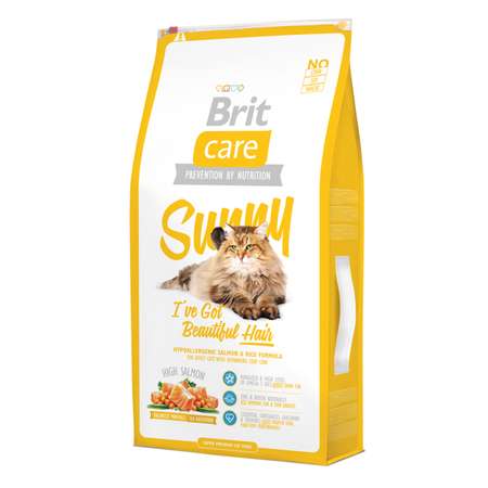 Корм сухой Brit Care 7кг для длинношерстных кошек