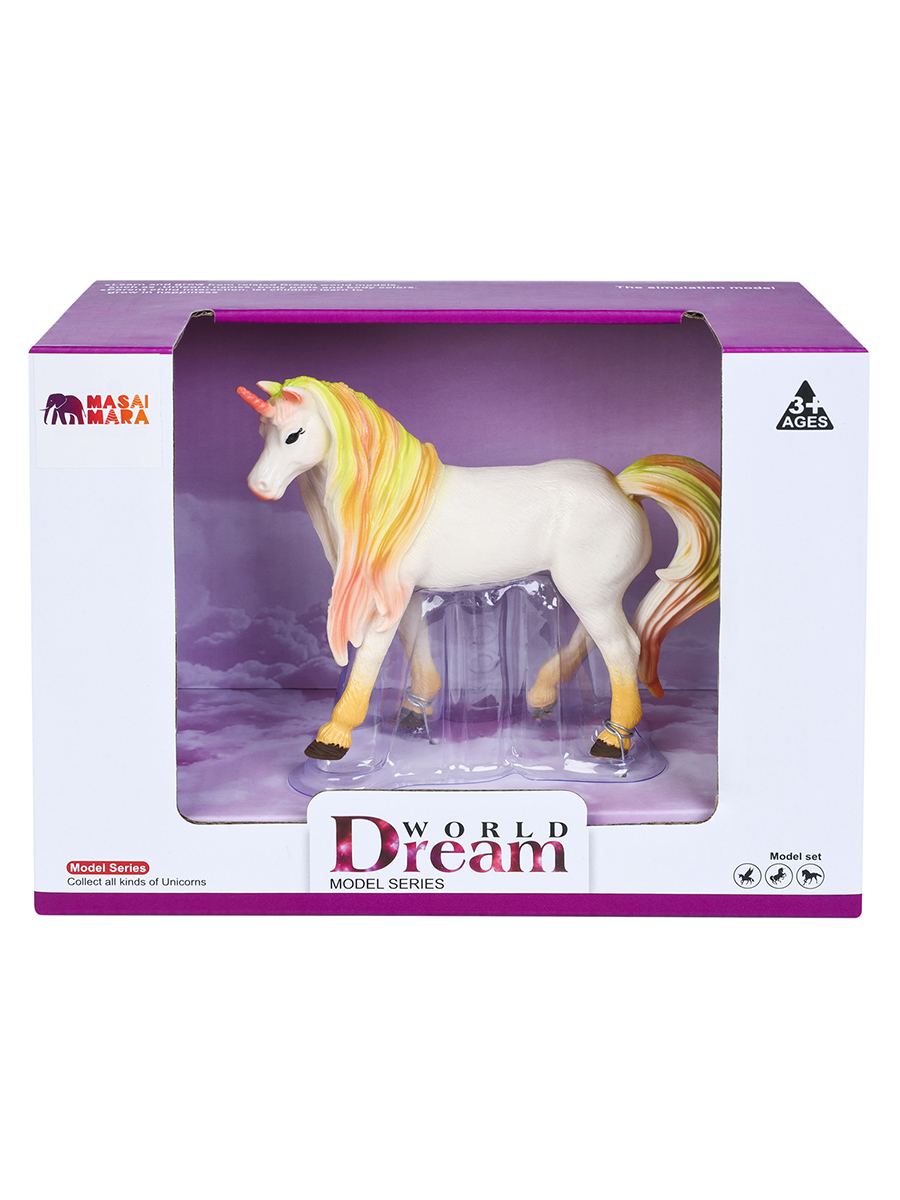 Фигурка Masai Mara Белый единорог с золотой - фото 13