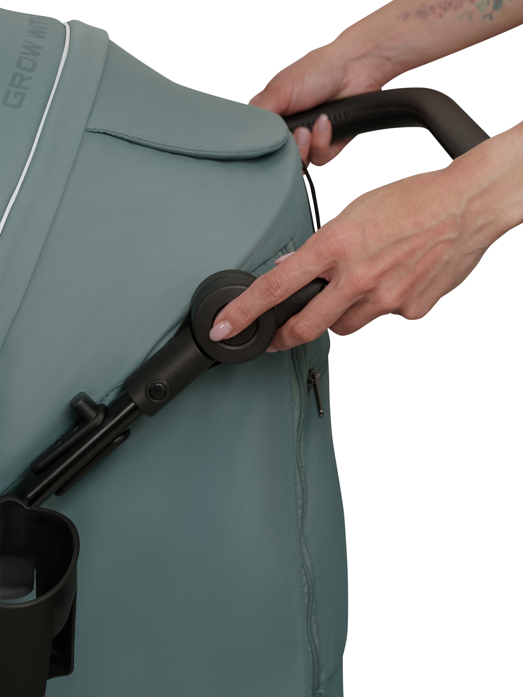 Коляска прогулочная JOVOLA Selena SL, всесезонная зеленый - фото 30