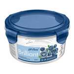 Контейнер Phibo для продуктов герметичный Brilliant круглый 0.6л синий
