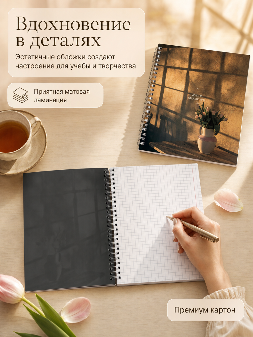Общая тетрадь Lorex Stationery клетка 2 шт. - фото 2