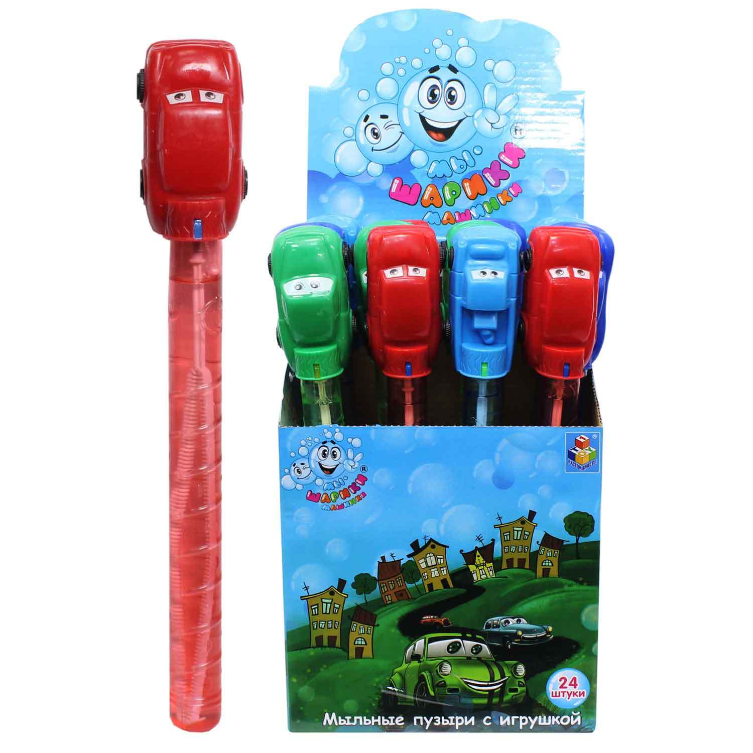 Мыльные пузыри 1TOY с машинкой 60 мл - фото 1