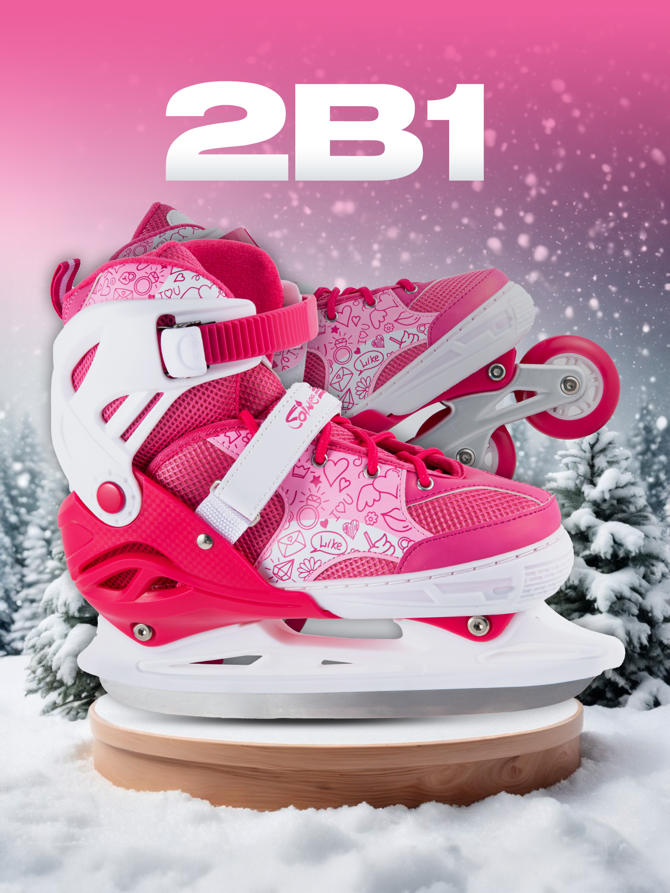 Роликовые коньки Saimaa 37-40 - фото 1