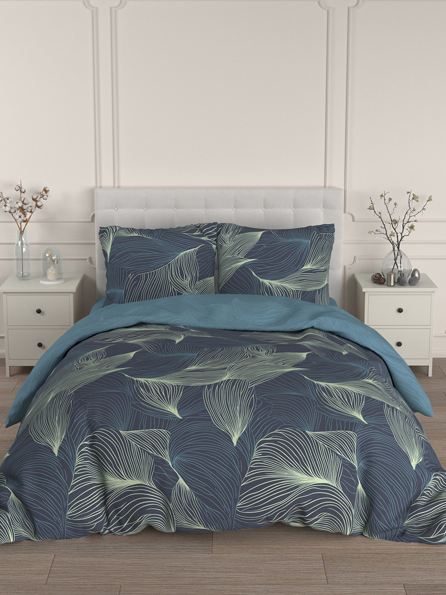 Изображение товара Комплект постельного белья BRAVO сатин двуспальный 4 предм. Египетский хлопок