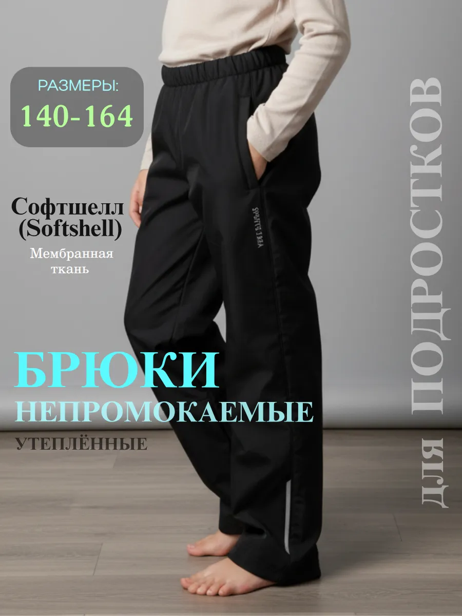 Брюки СПОРТИВНАЯ ИДЕЯ М-11/Черный - фото 2