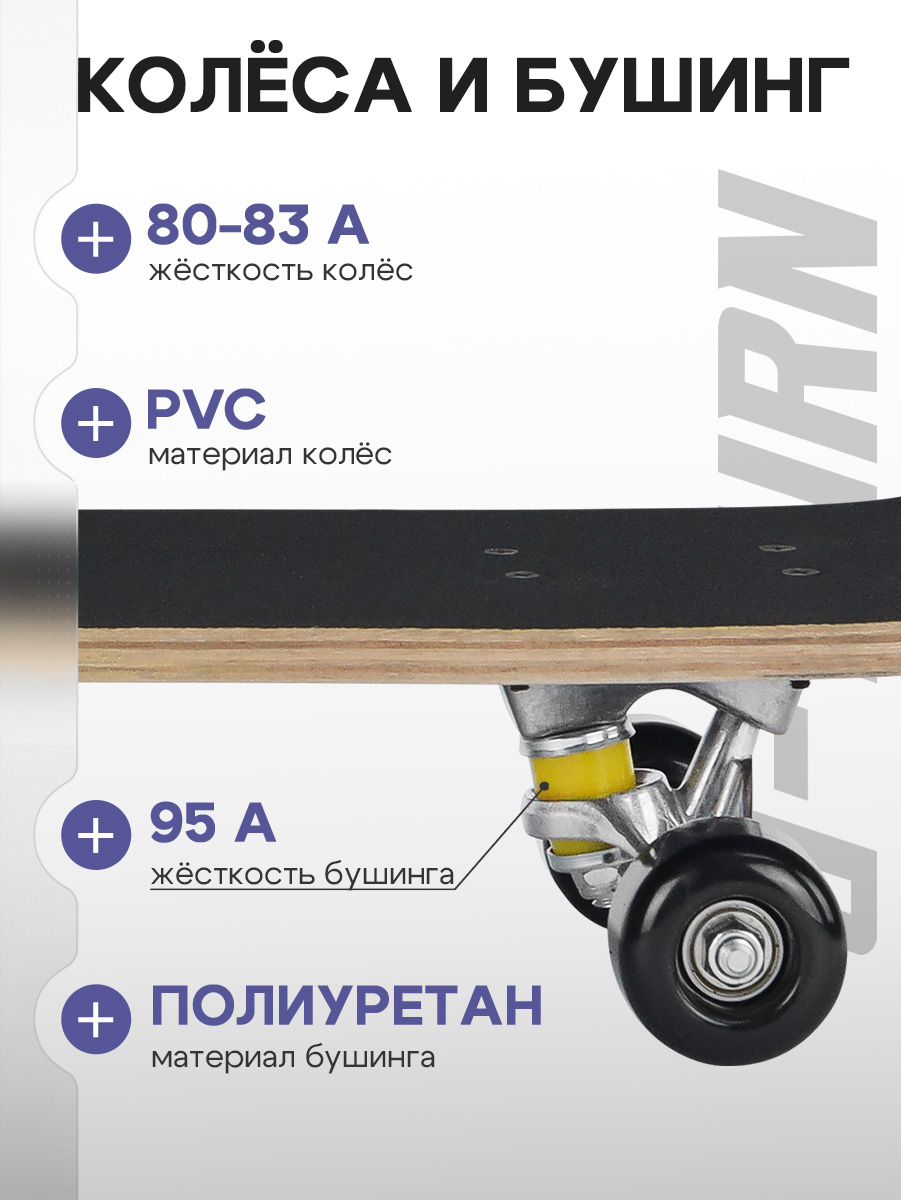 Скейтборд U-TURN 79 см - фото 4