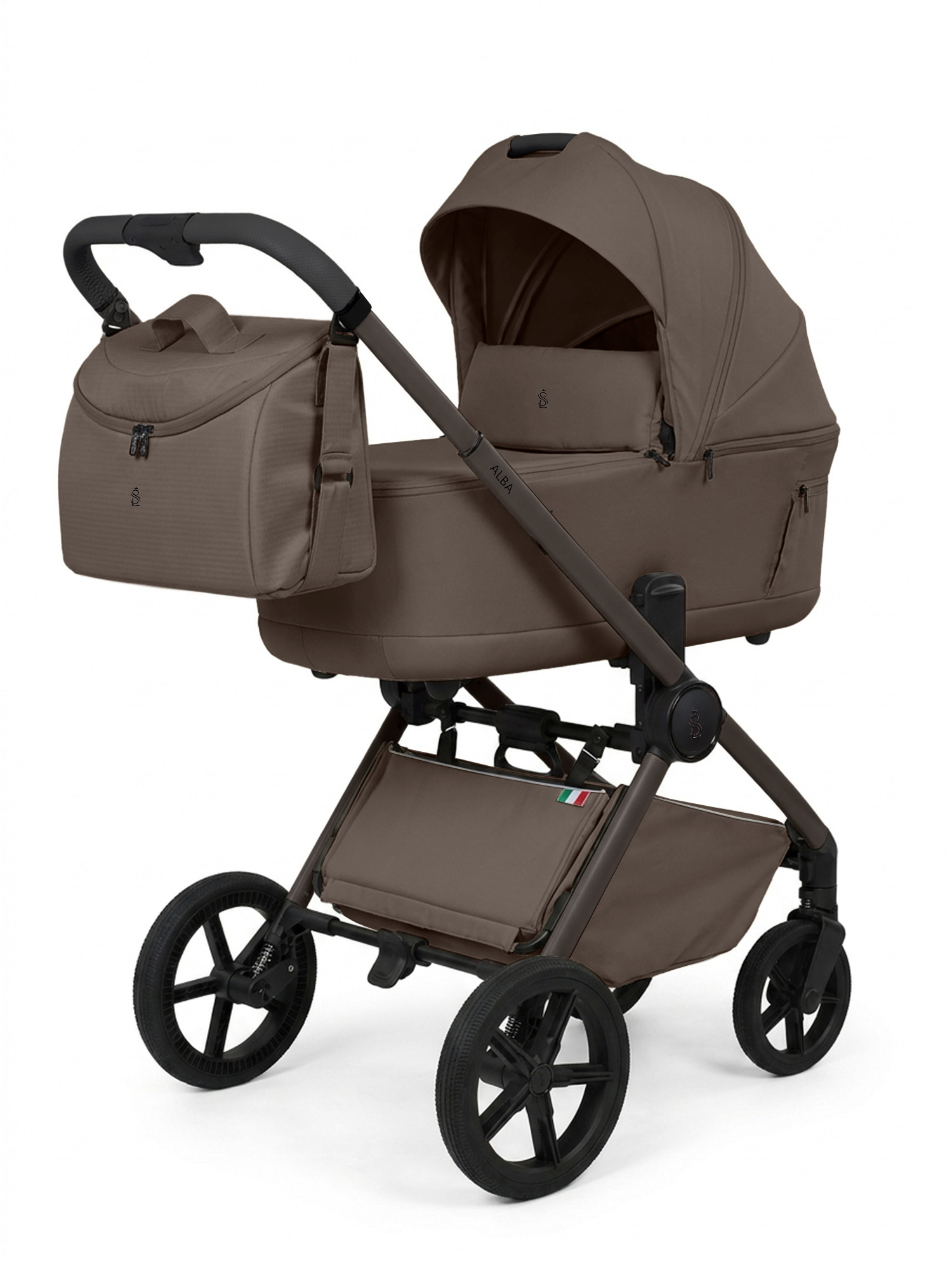 Коляска 2в1 Sweet Baby Alba 2.0 Dark Beige бежевый - фото 1