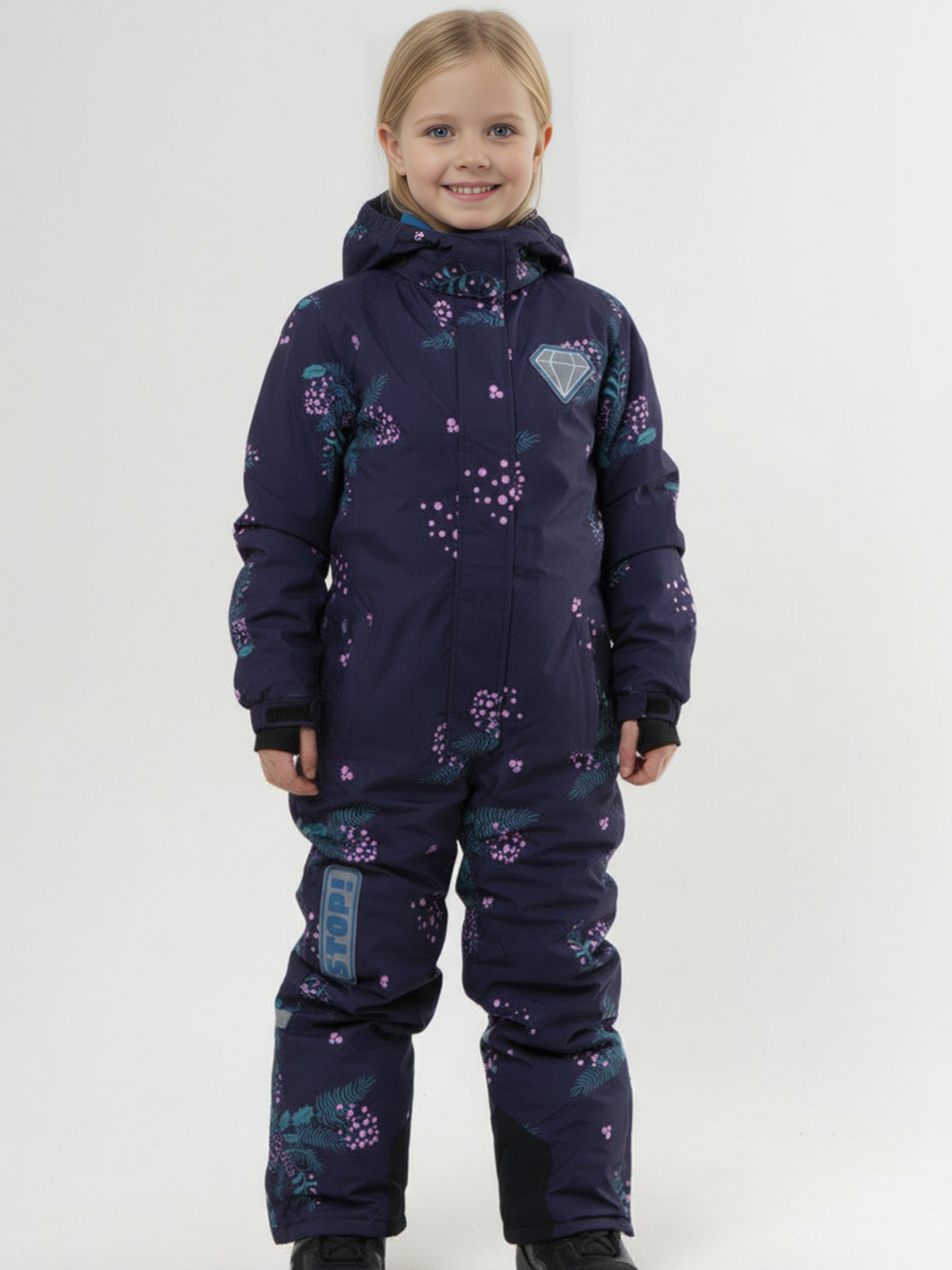 Изображение товара Зимний мембранный комбинезон Saimaa 122 для девочек с утеплителем