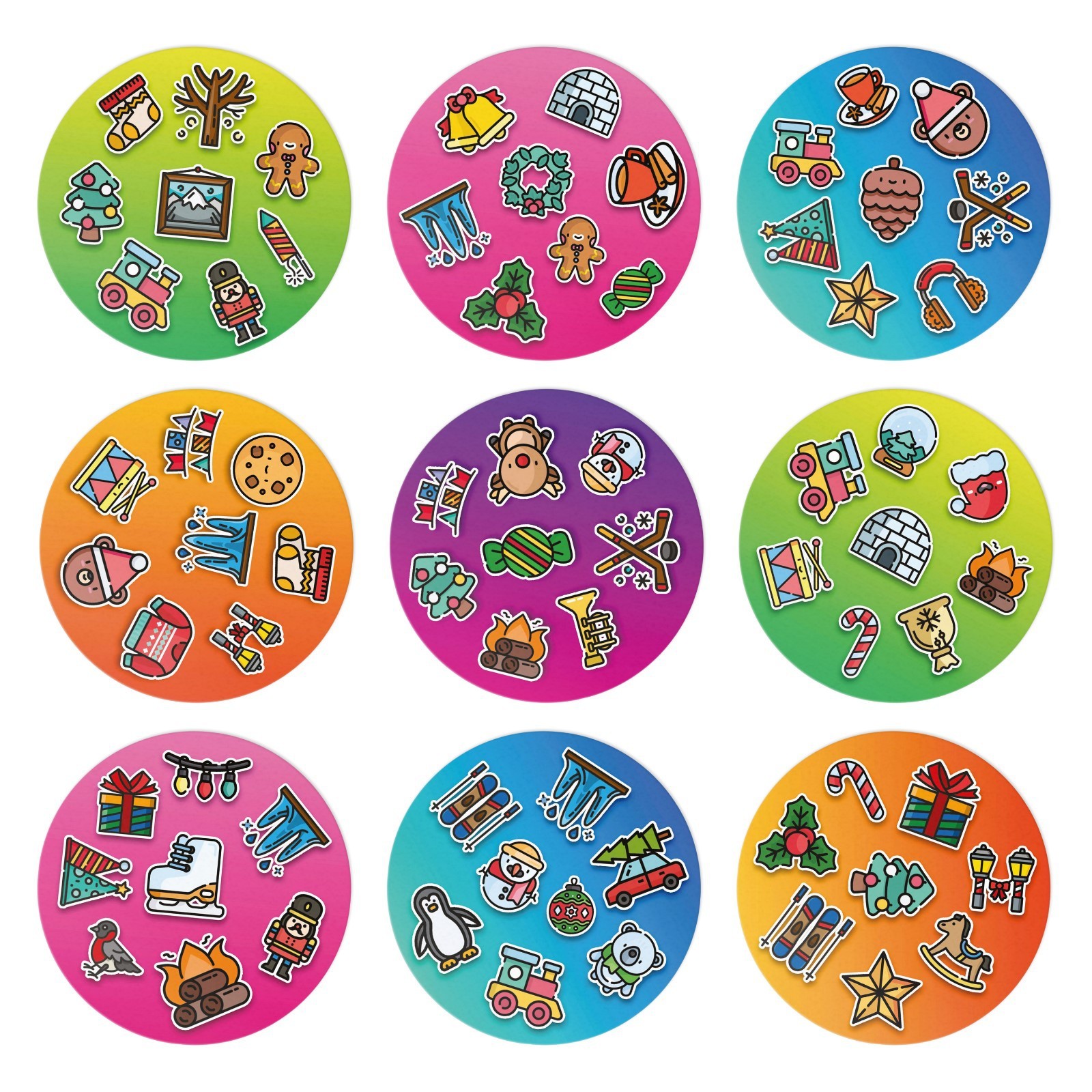 Настольная игра Лас Играс Новый год: Дуббль. Настроение - фото 3