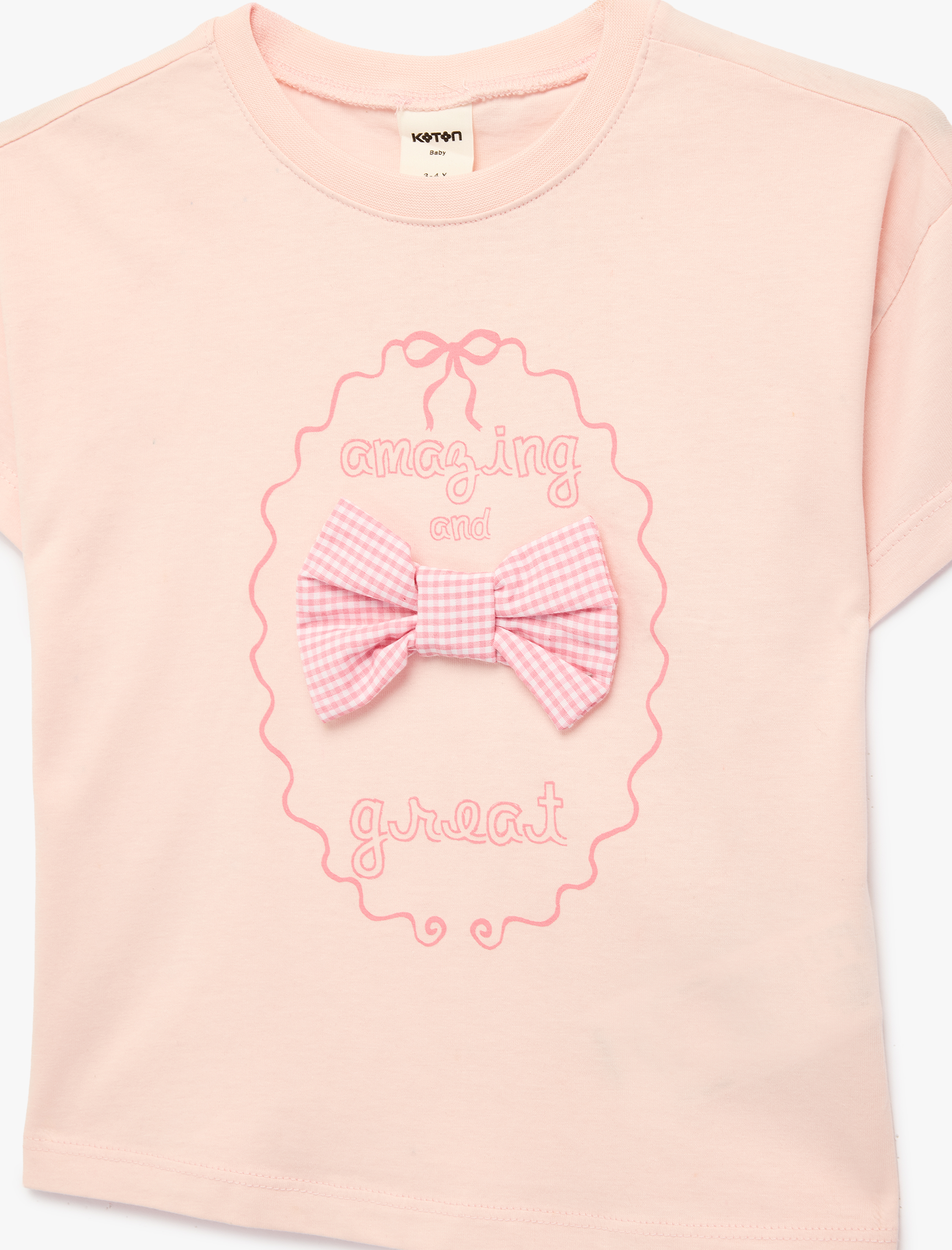 Футболка KOTON 6SMG10019AK274 - фото 3