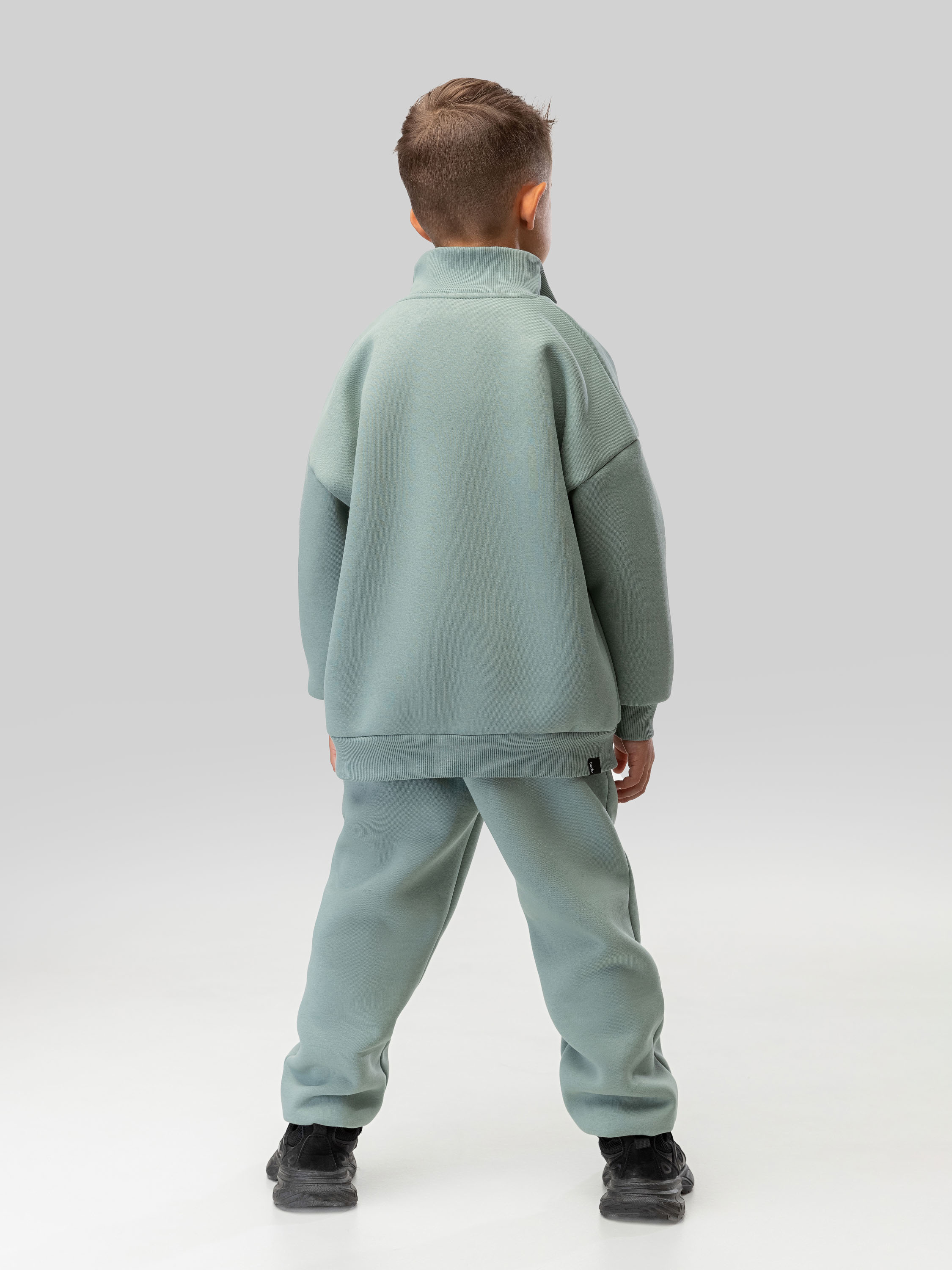 Костюм спортивный Bodo 11-599MU_серо-зеленый - фото 4