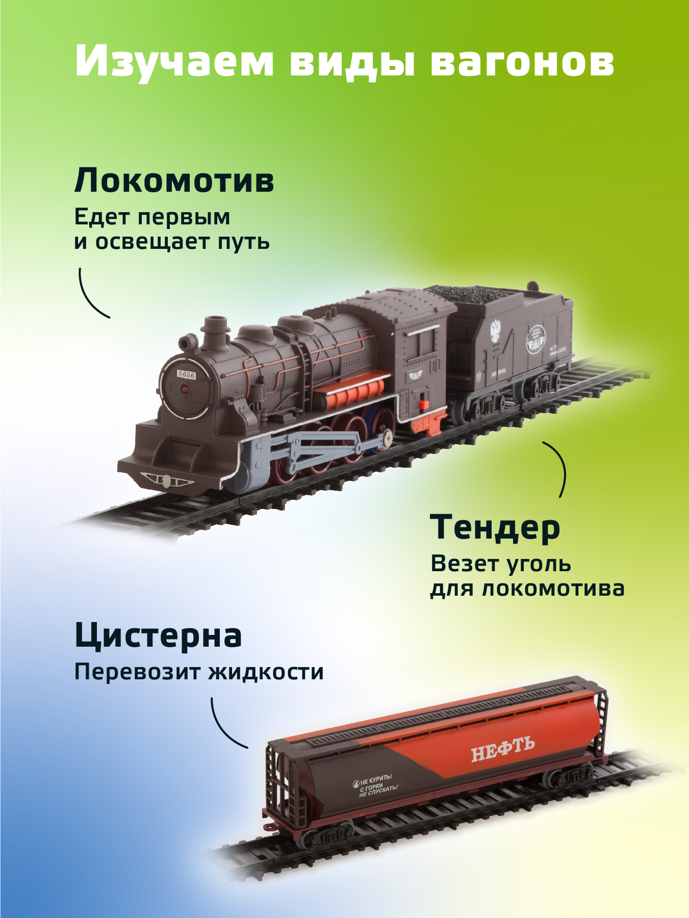Набор железнодорожный Голубая Стрела 87142 - фото 3