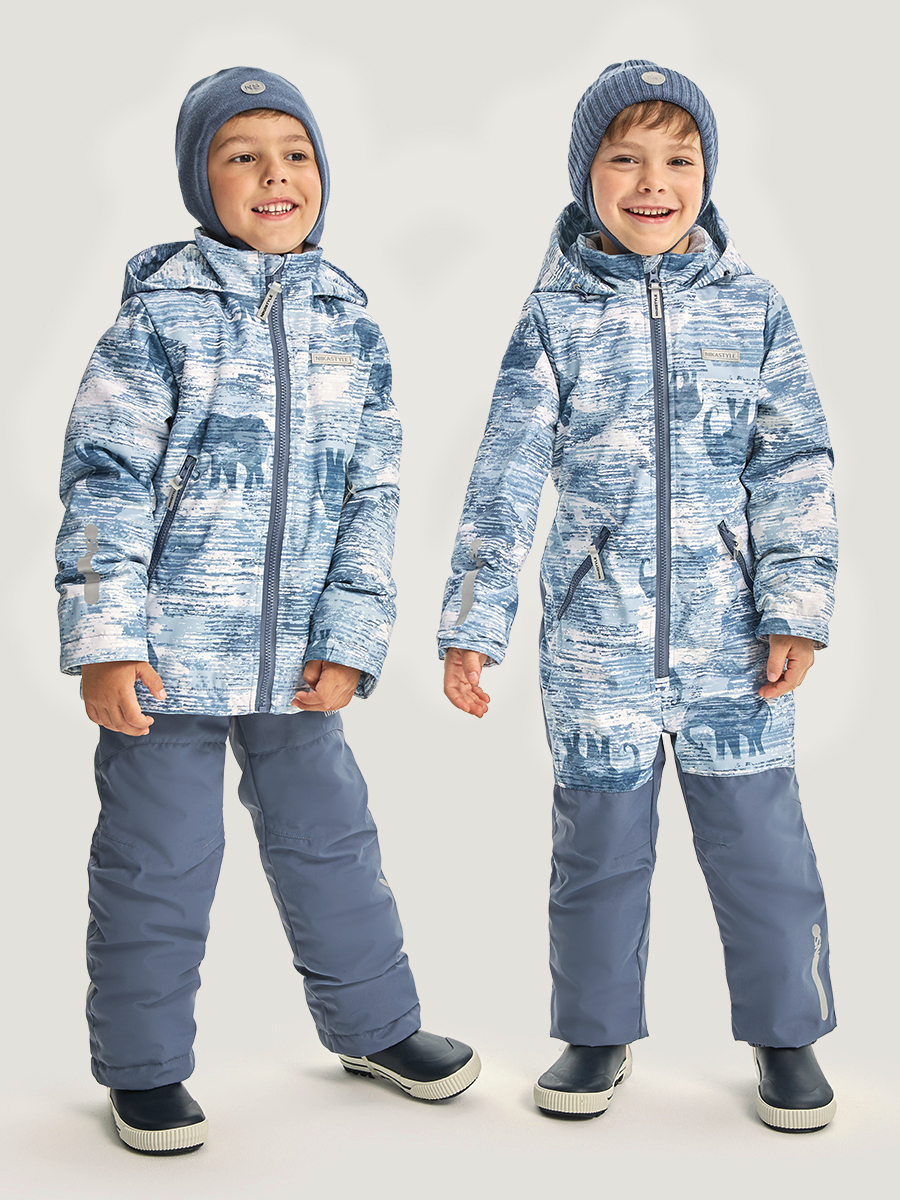 Комбинезон NIKASTYLE 8м1326 деним/серый - фото 13