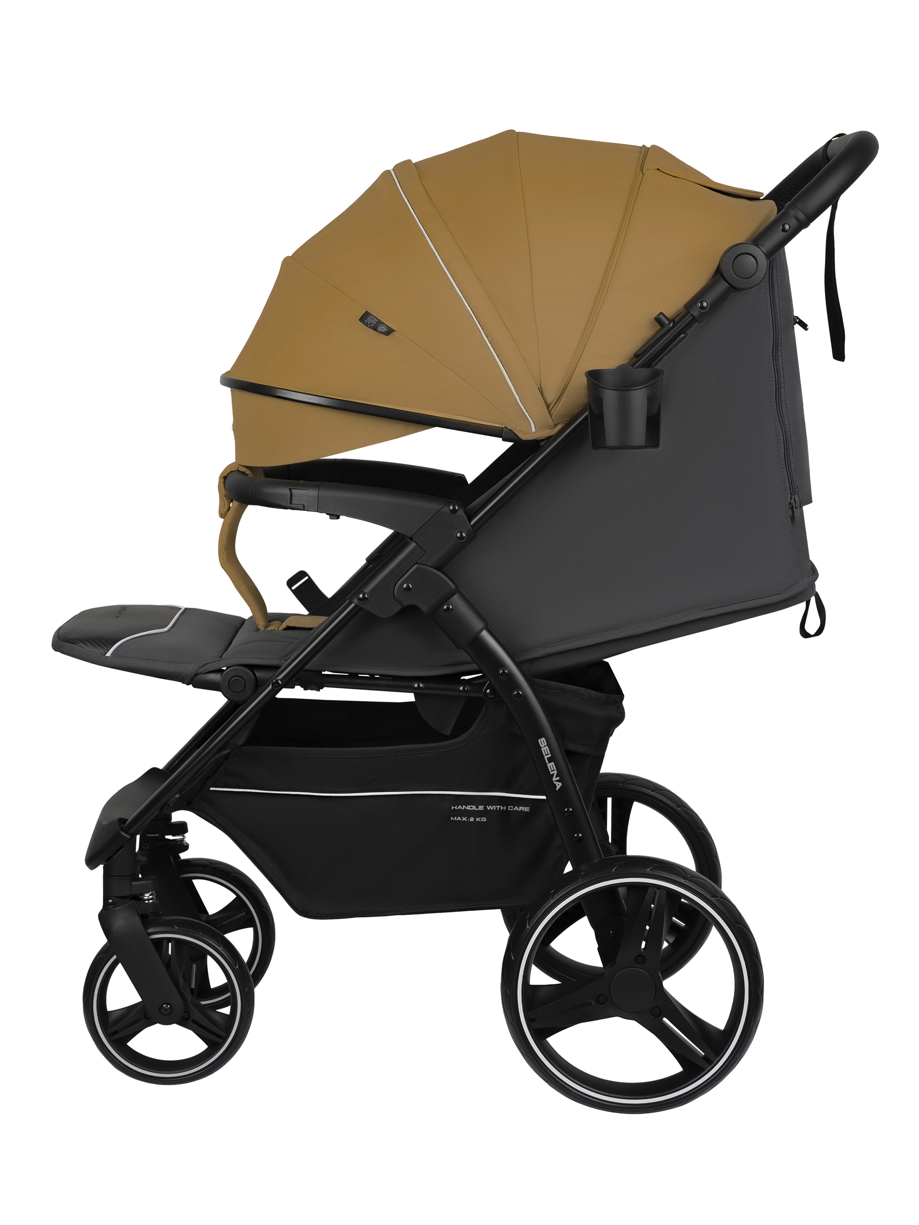 Коляска прогулочная JOVOLA SELENA 2026 всесезонная бежевый - фото 7