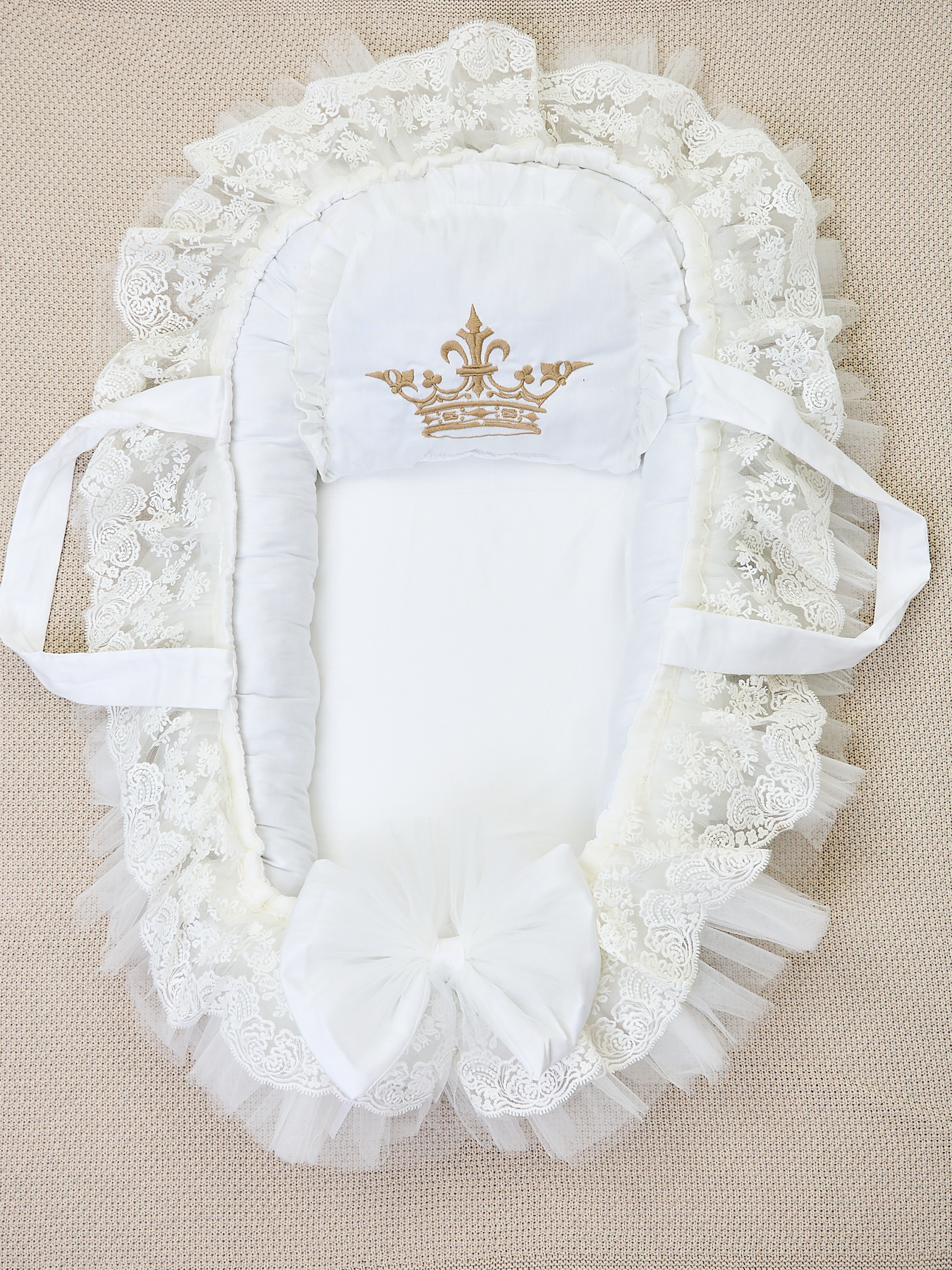 Конверт пеленальный (кокон) ТОСЯ БОСЯ белый - фото 1