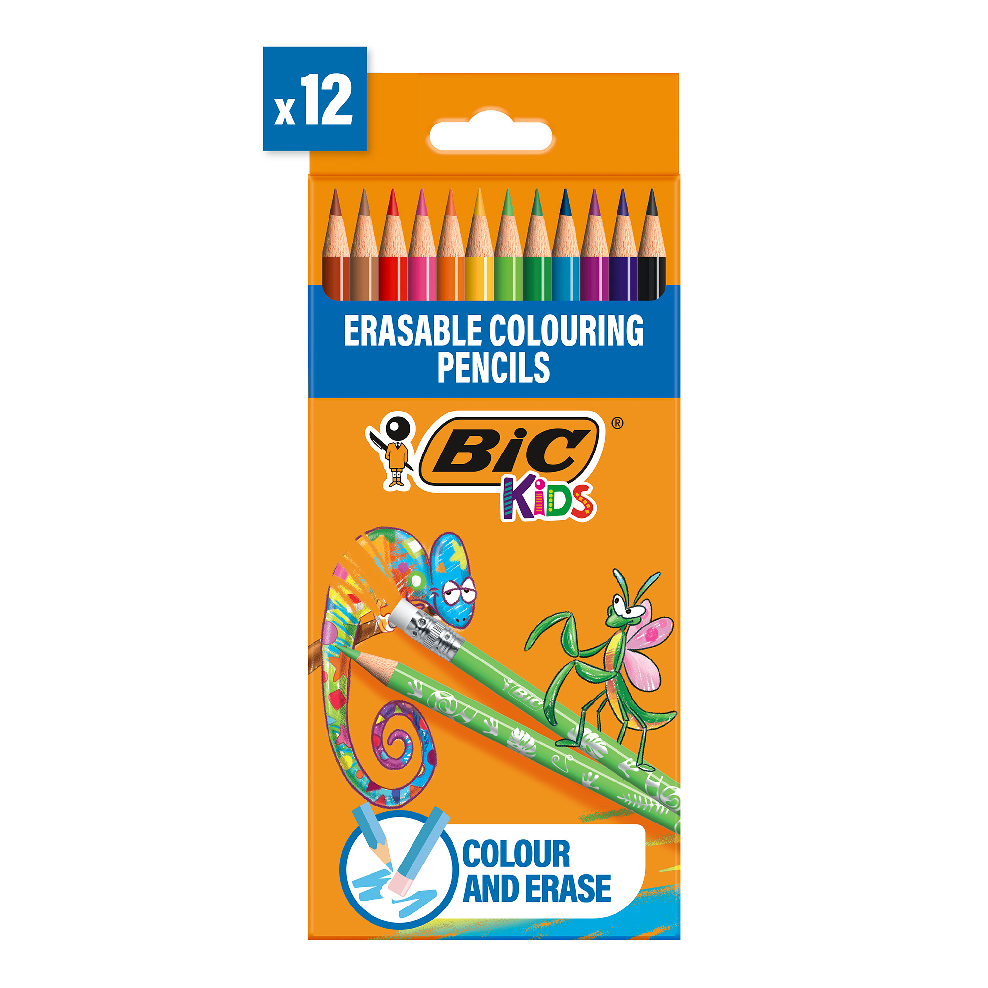 Карандаши цветные BIC 12 шт. - фото 1