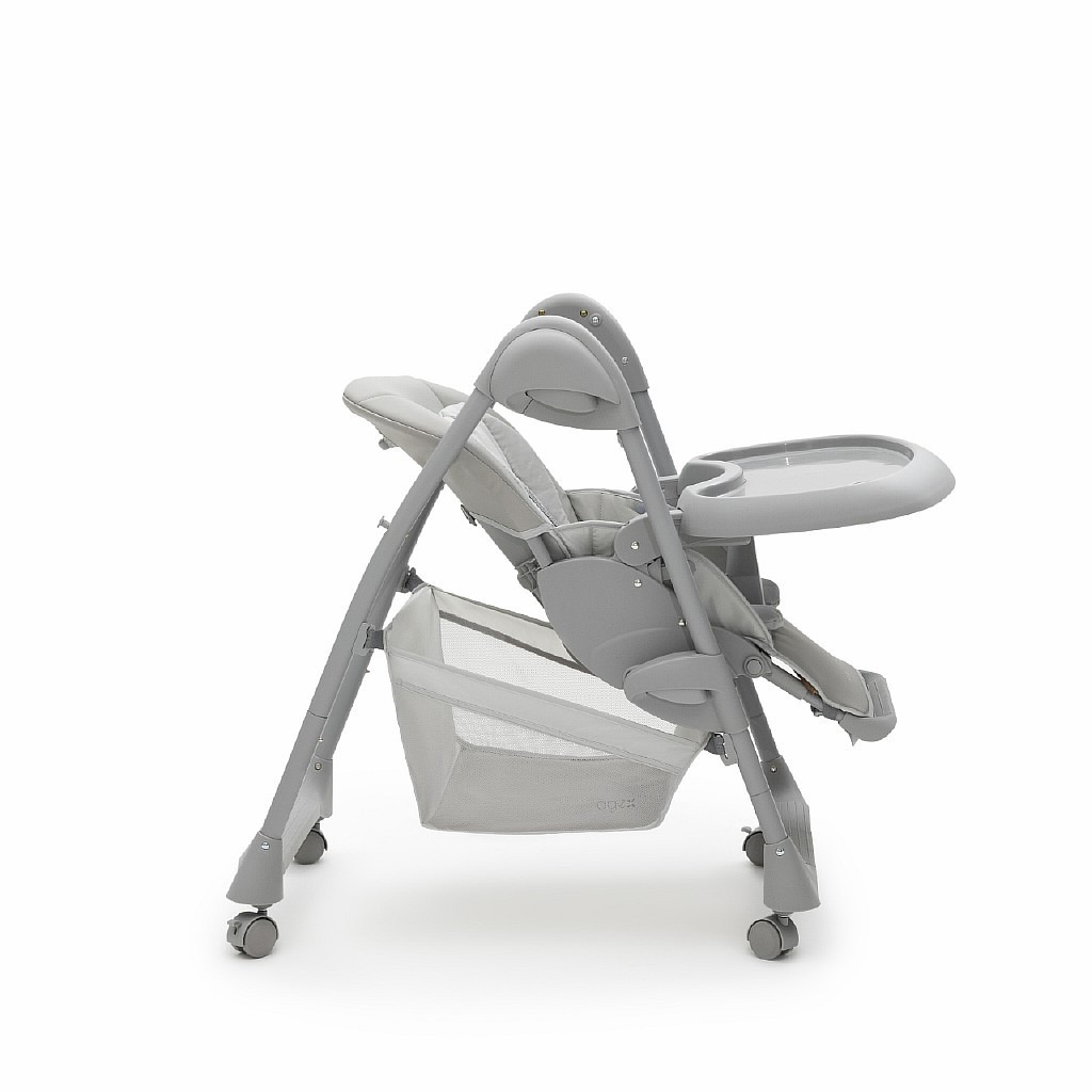Стульчик для кормления agex Seat’n Sleep серый - фото 12