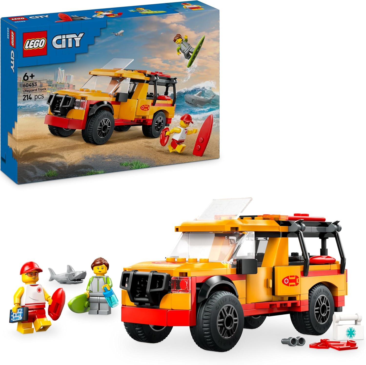 Конструктор LEGO City Пляжная спасательная машина 214 дет. - фото 1