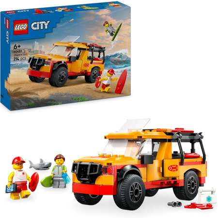 Конструктор LEGO City Пляжная спасательная машина блочный