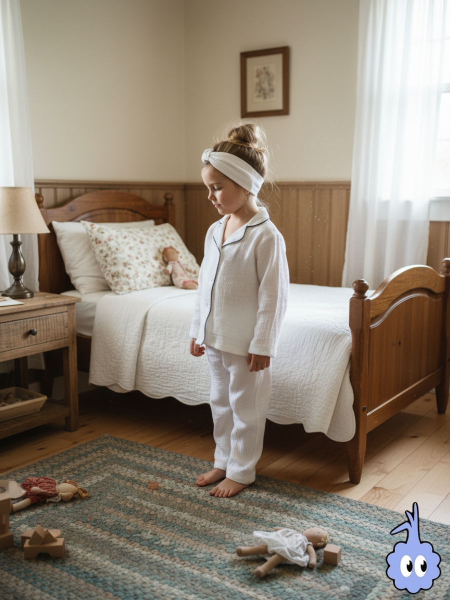 Пижама КВАРК лук пижама-муслин-белый - фото 3