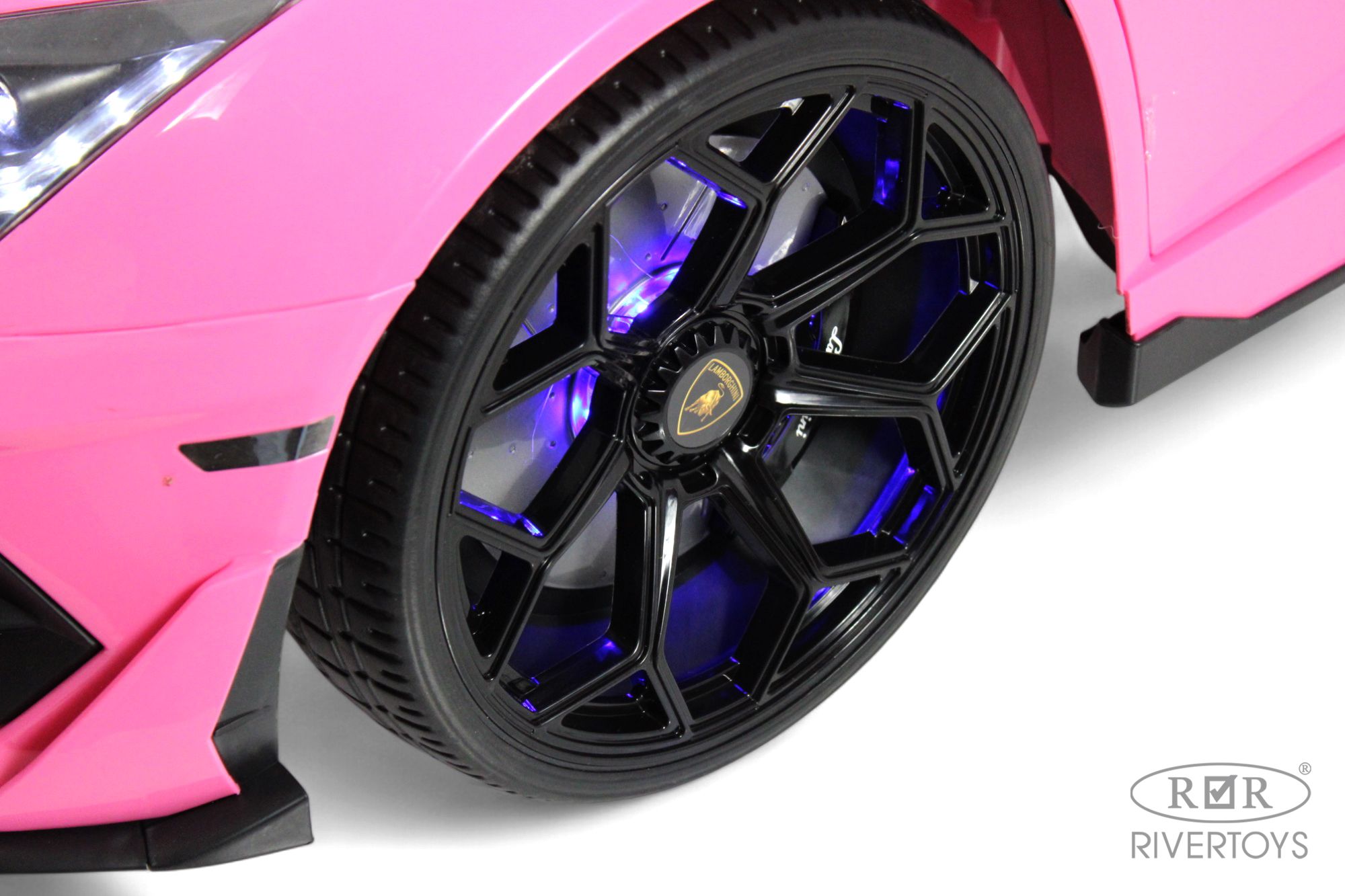 Электромобиль RIVERTOYS A111MP-PINK С пультом ДУ - фото 5
