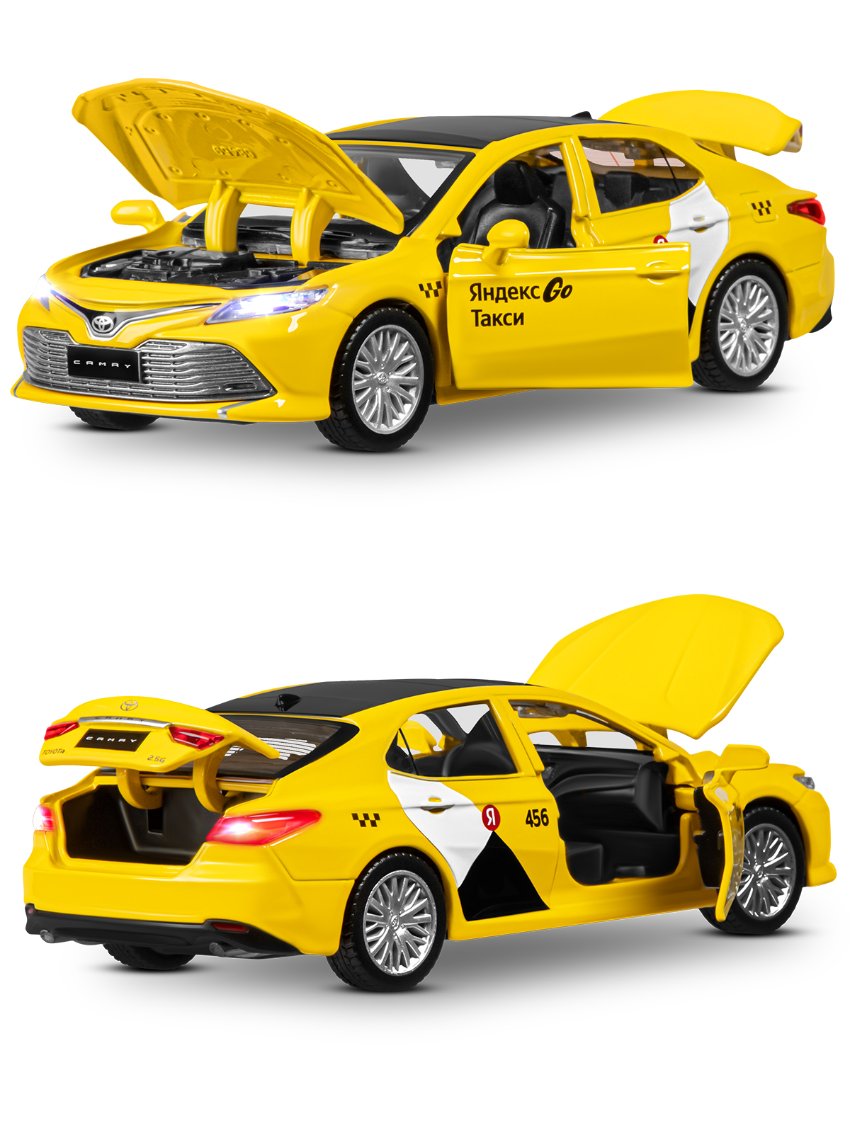 Автомобиль Яндекс GO Toyota Camry Такси озвучено Алисой 1:34 JB1251482 - фото 29