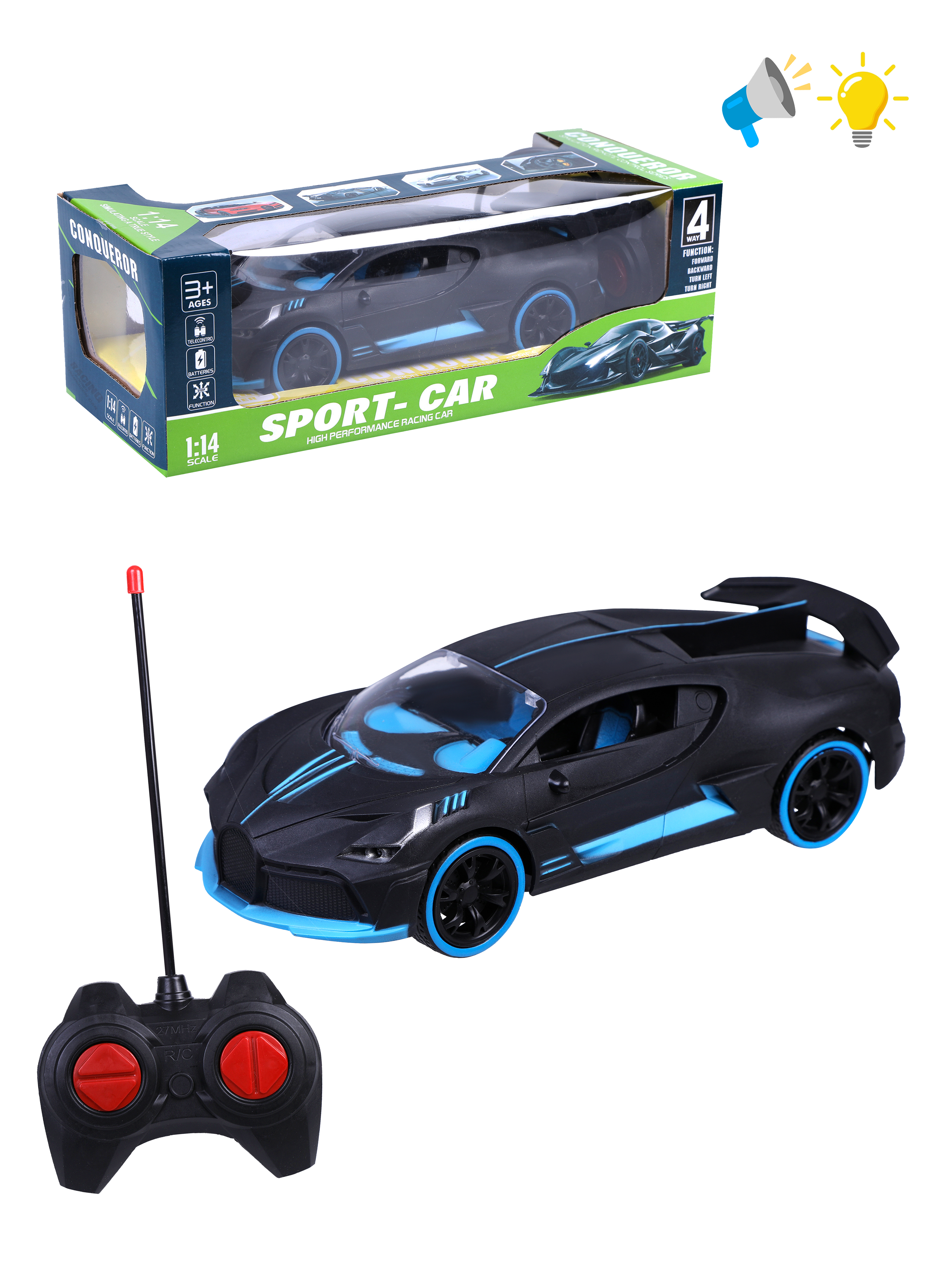 Автомобиль РУ Наша Игрушка 1:14 - фото 1