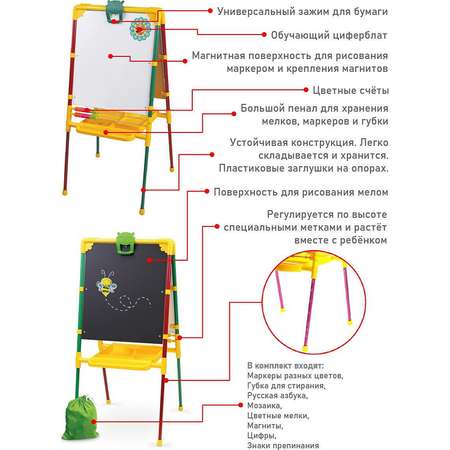 Магнитно-грифельная доска InHome