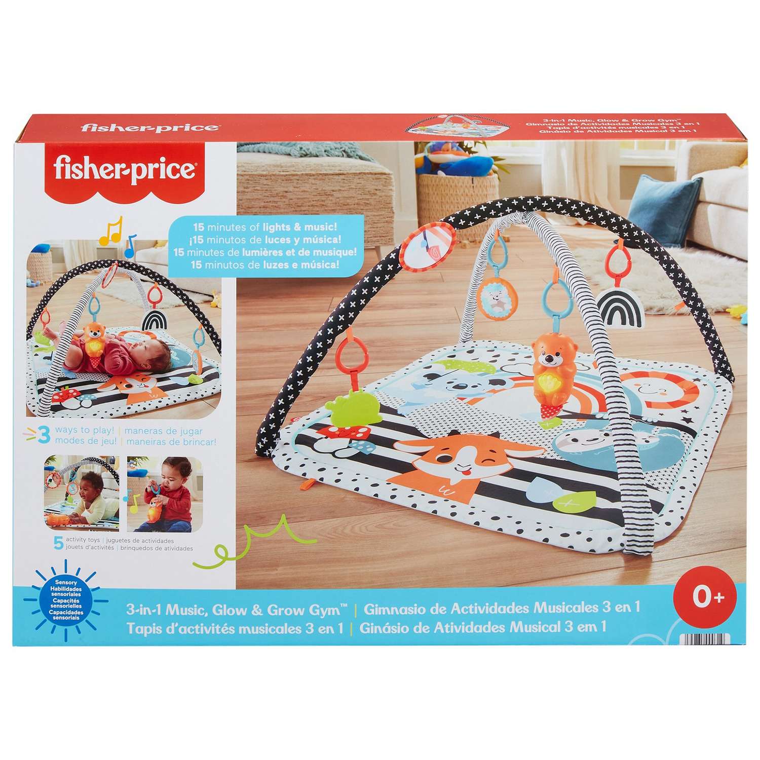 Коврик Fisher Price с дугами Светись и расти - фото 2