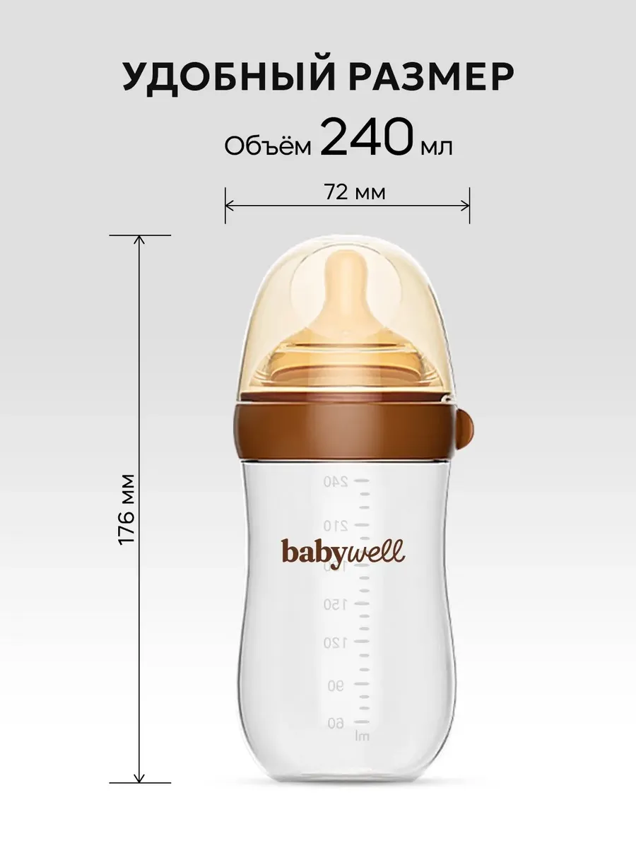 Бутылочка BabyWell 240 мл - фото 5