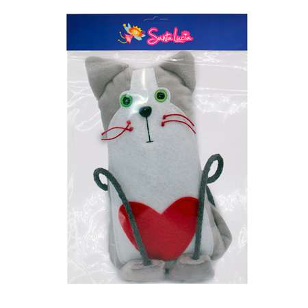 Мягкая игрушка Santa Lucia Кот Валентин