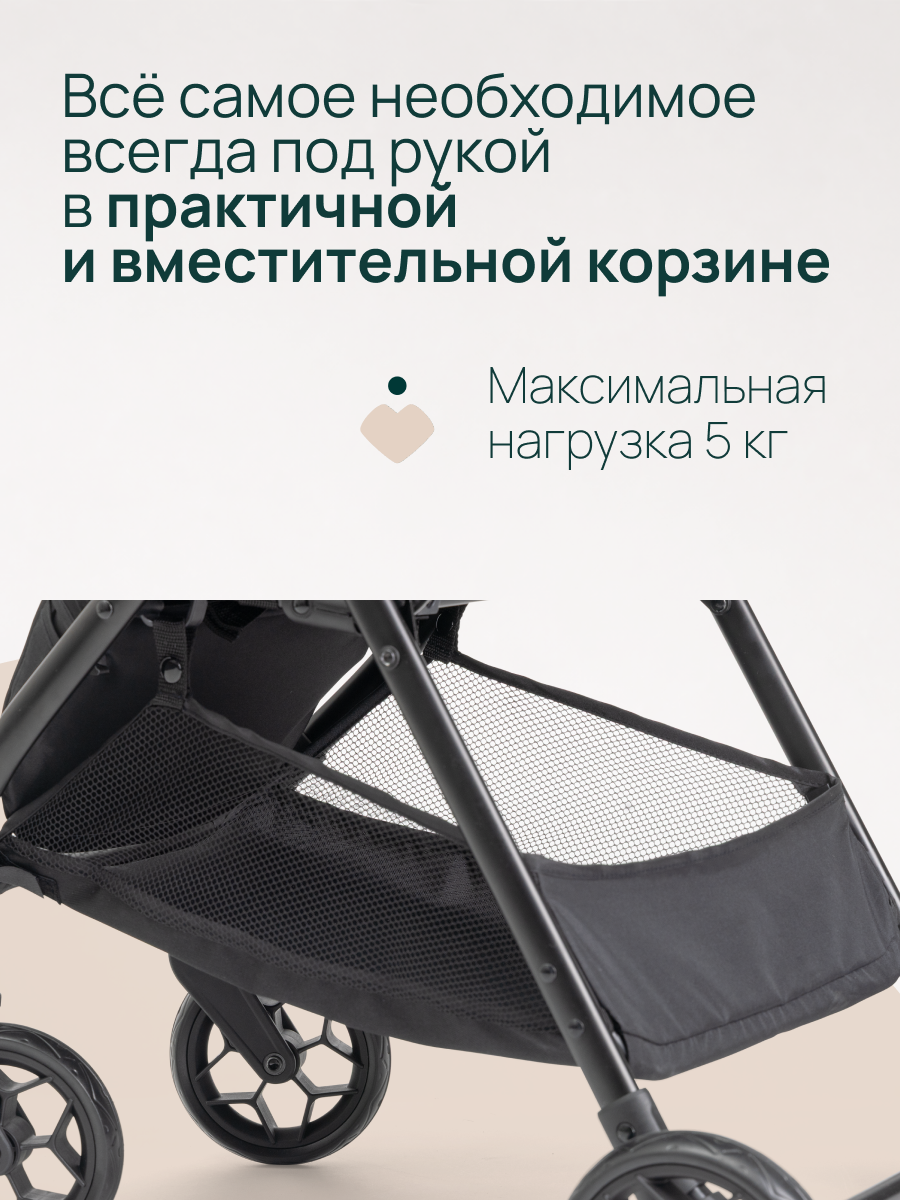 Коляска прогулочная Chicco Taormina Charcoal черный - фото 21