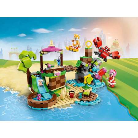 Конструктор LEGO Sonic the Hedgehog Остров спасения животных Эми блочный