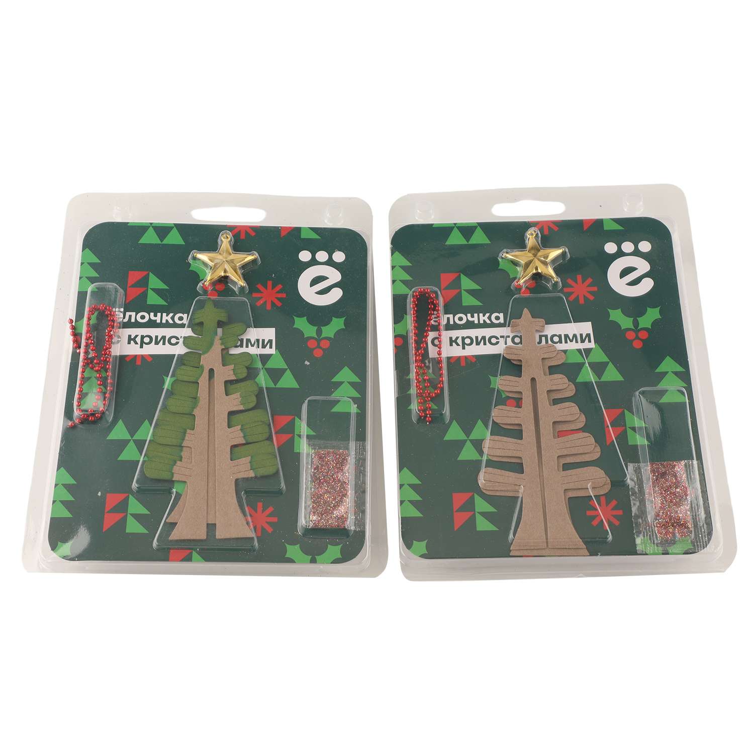 Набор ё Ель с кристаллами в ассортименте - фото 1