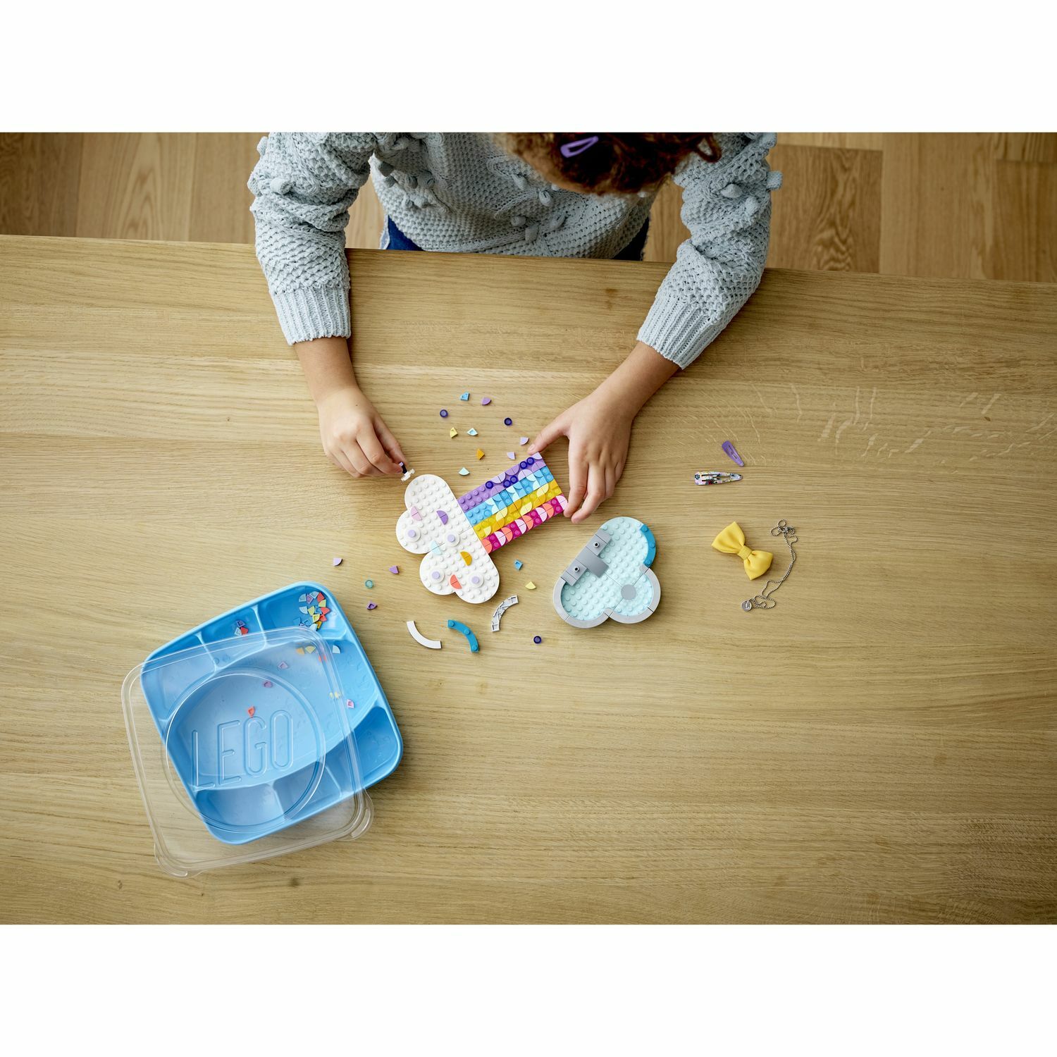 Конструктор LEGO DOTS Подставка для украшений Радуга - фото 21