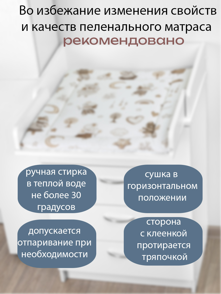 Матрас для пеленания БОНЯМ двухсторонний - фото 13