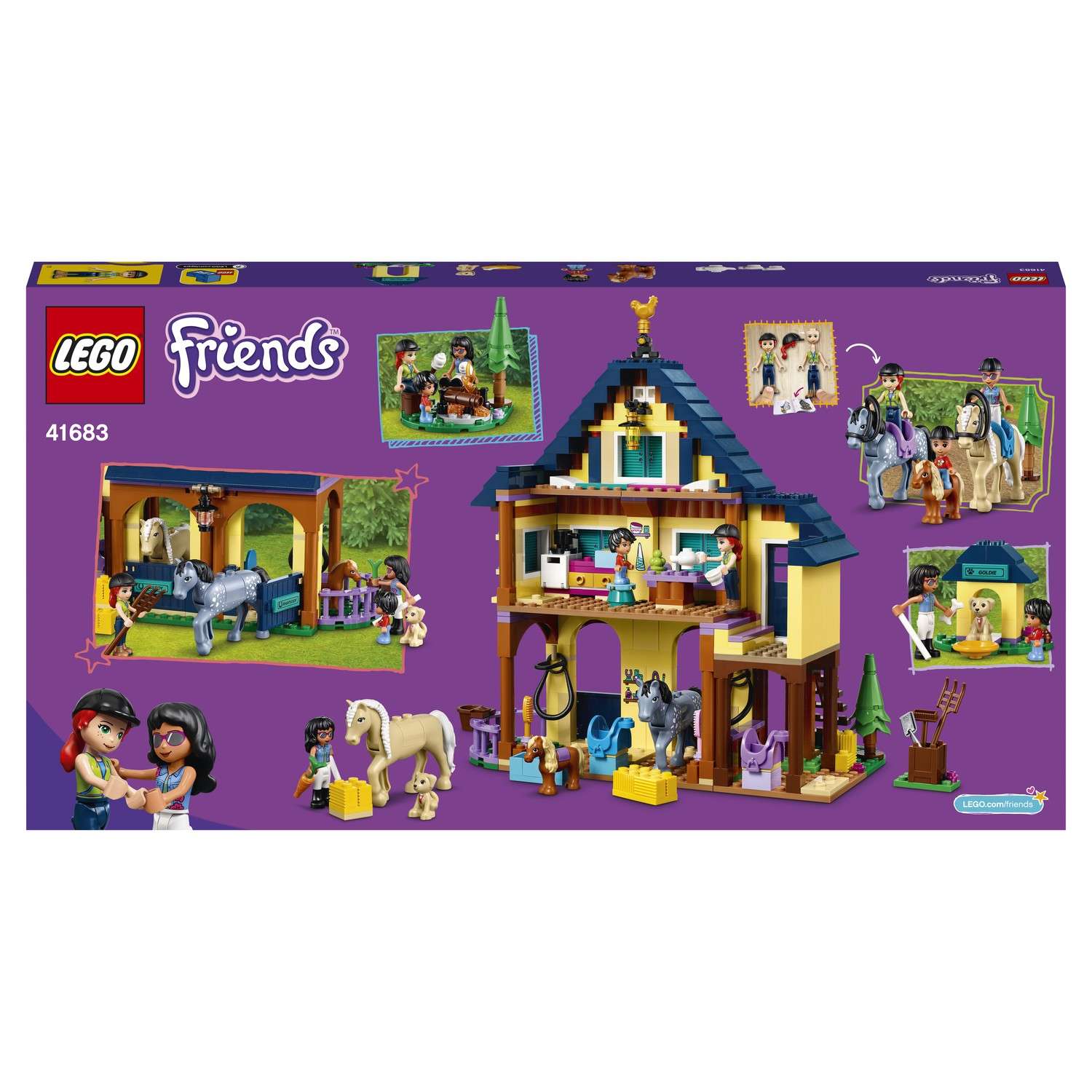 Конструктор LEGO Friends Лесной клуб верховой езды 511 дет. - фото 3