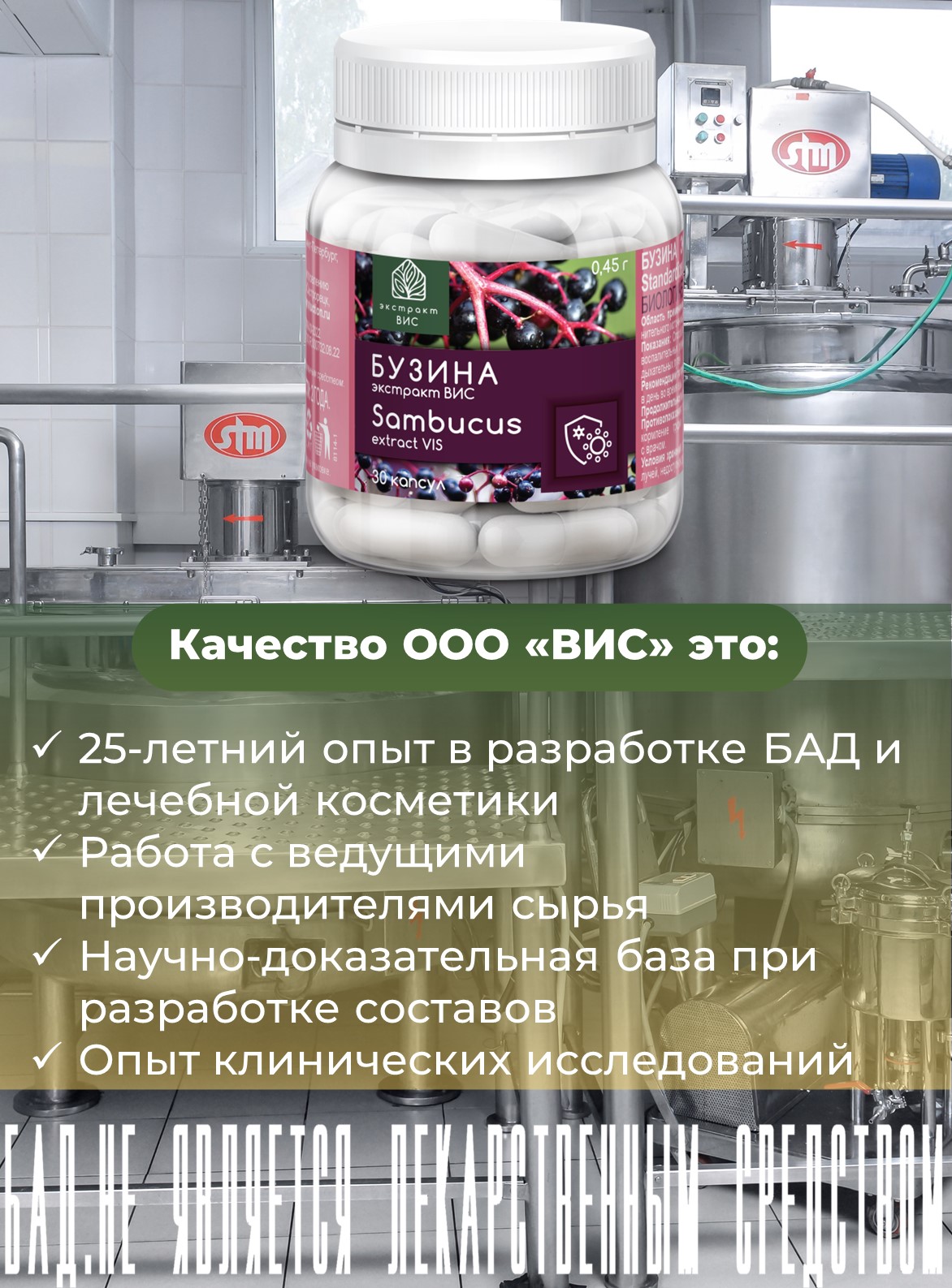 БАД Экстракт-ВИС Бузина капсулы №30 - фото 7