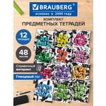 Тетрадь Brauberg 48 лист. 12 шт.