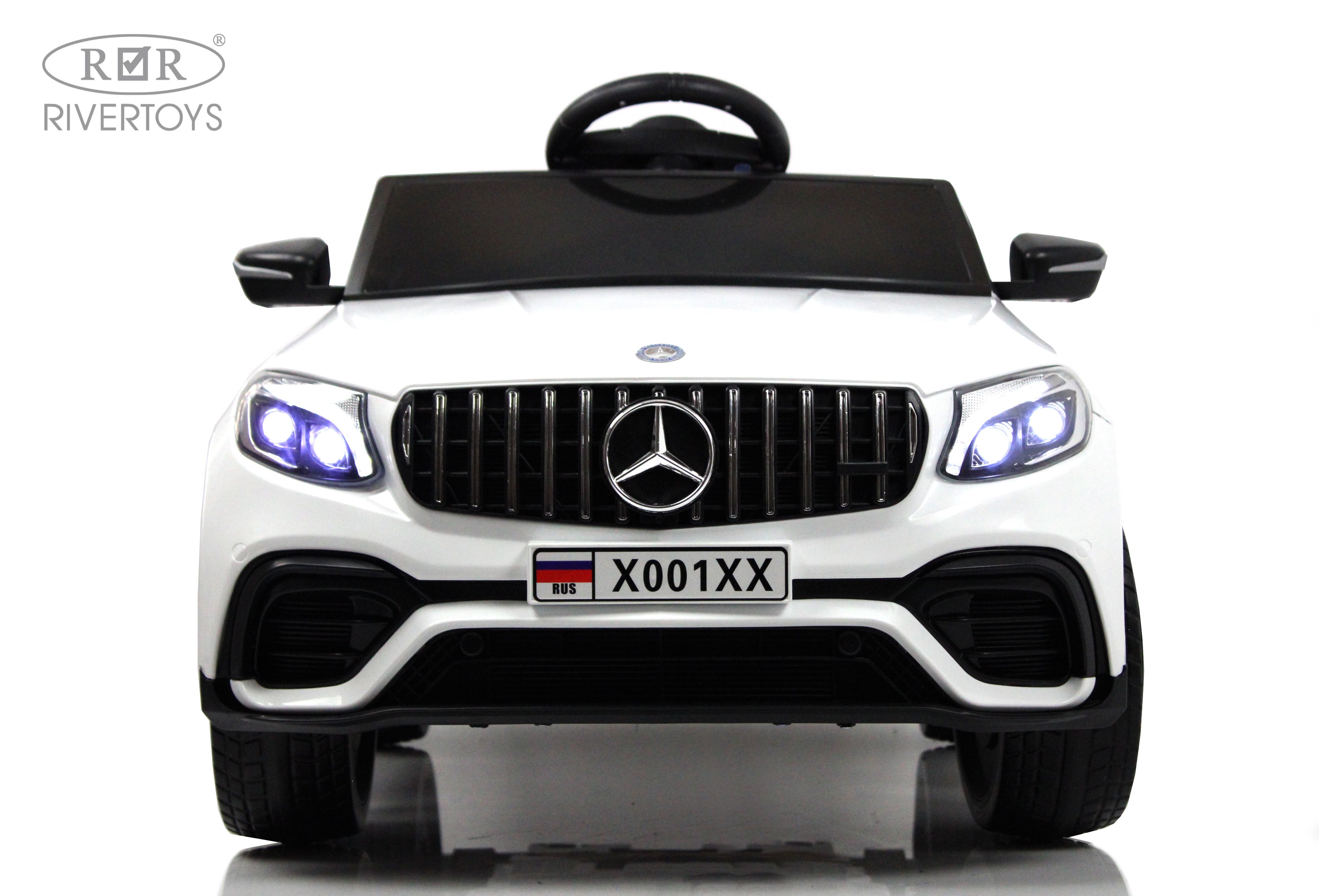 Электромобиль RIVERTOYS Mercedes X001XX-WHITE С пультом ДУ - фото 5