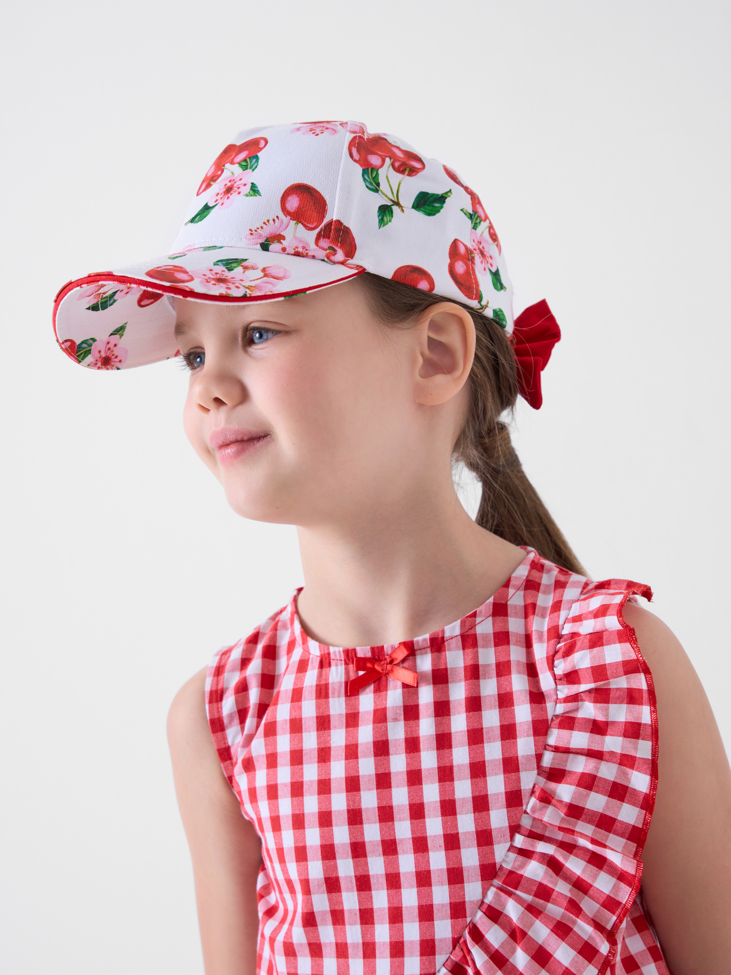 Изображение товара PlayToday Бейсболка для девочки с принтом — яркая и лёгкая