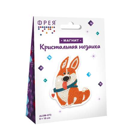Алмазная мозаика Фрея Корги-озорник