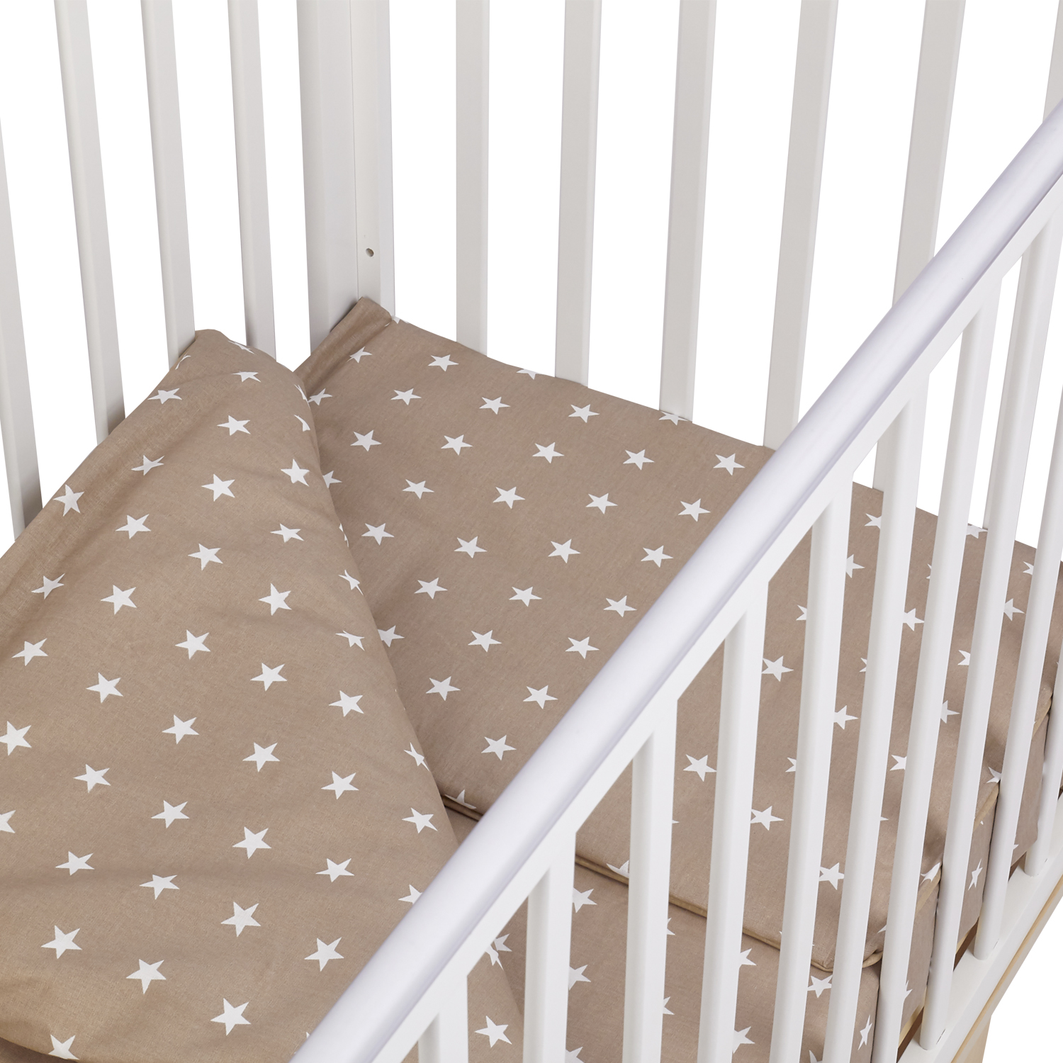 Детская кроватка Polini kids прямоугольная, (белый) - фото 15