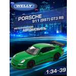 Автомобиль Welly Porsche Порше 911 997 ГТ3 РС 1:34