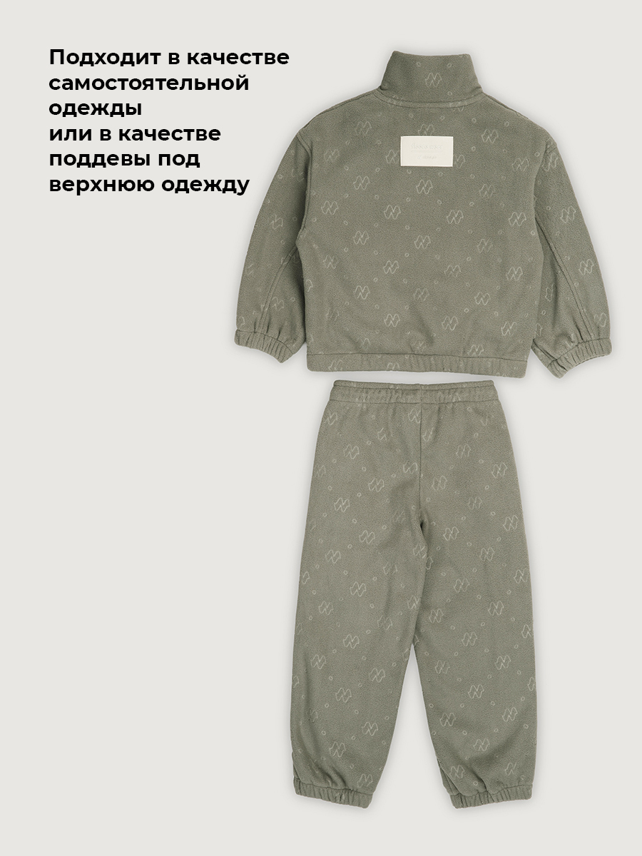 Костюм NIKASTYLE 7т40726 оливковый - фото 5