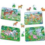 Пазл Larsen Пони, единороги и друзья 4 шт классический