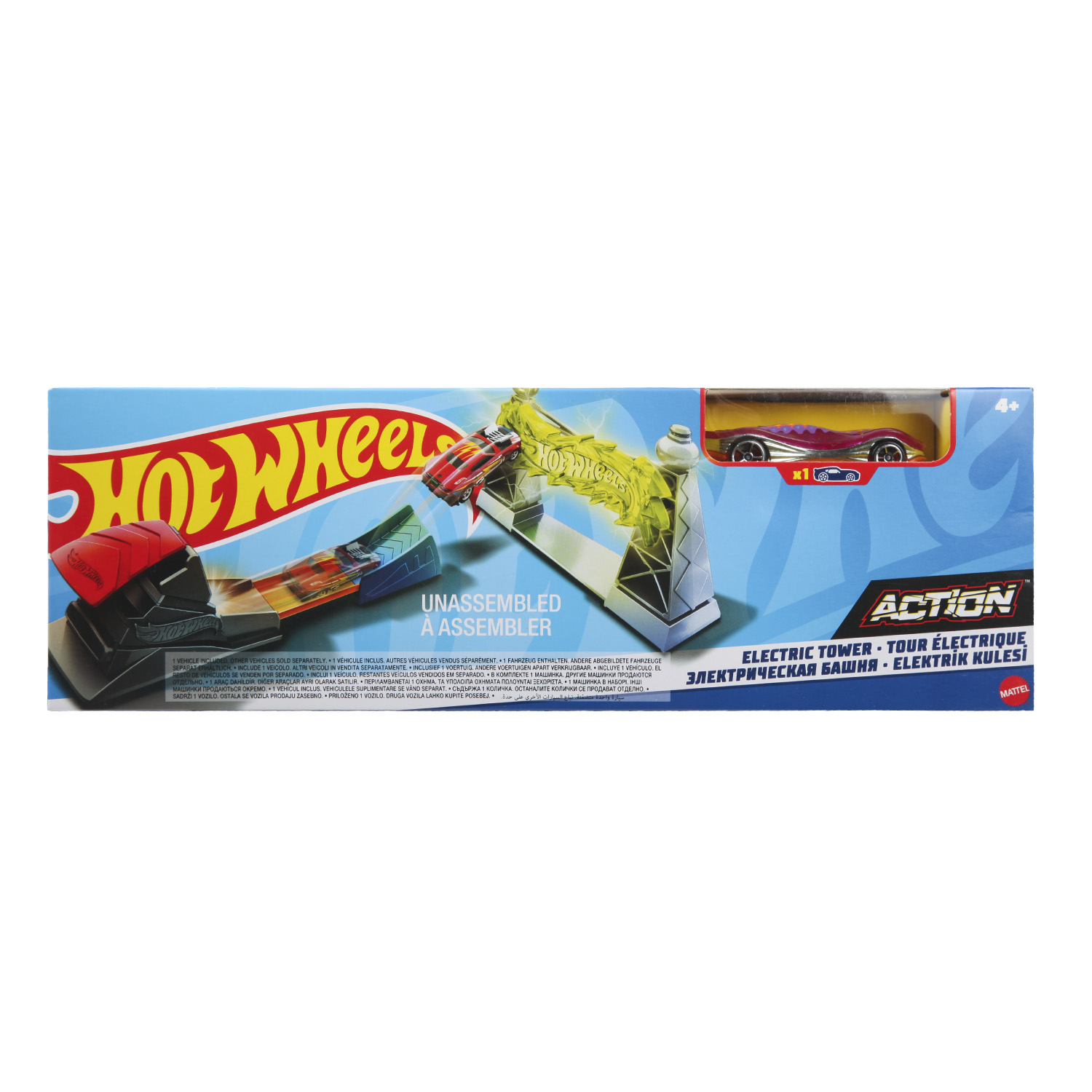 Трек Hot Wheels Электрические башни с пусковой установкой FTH79 - фото 2