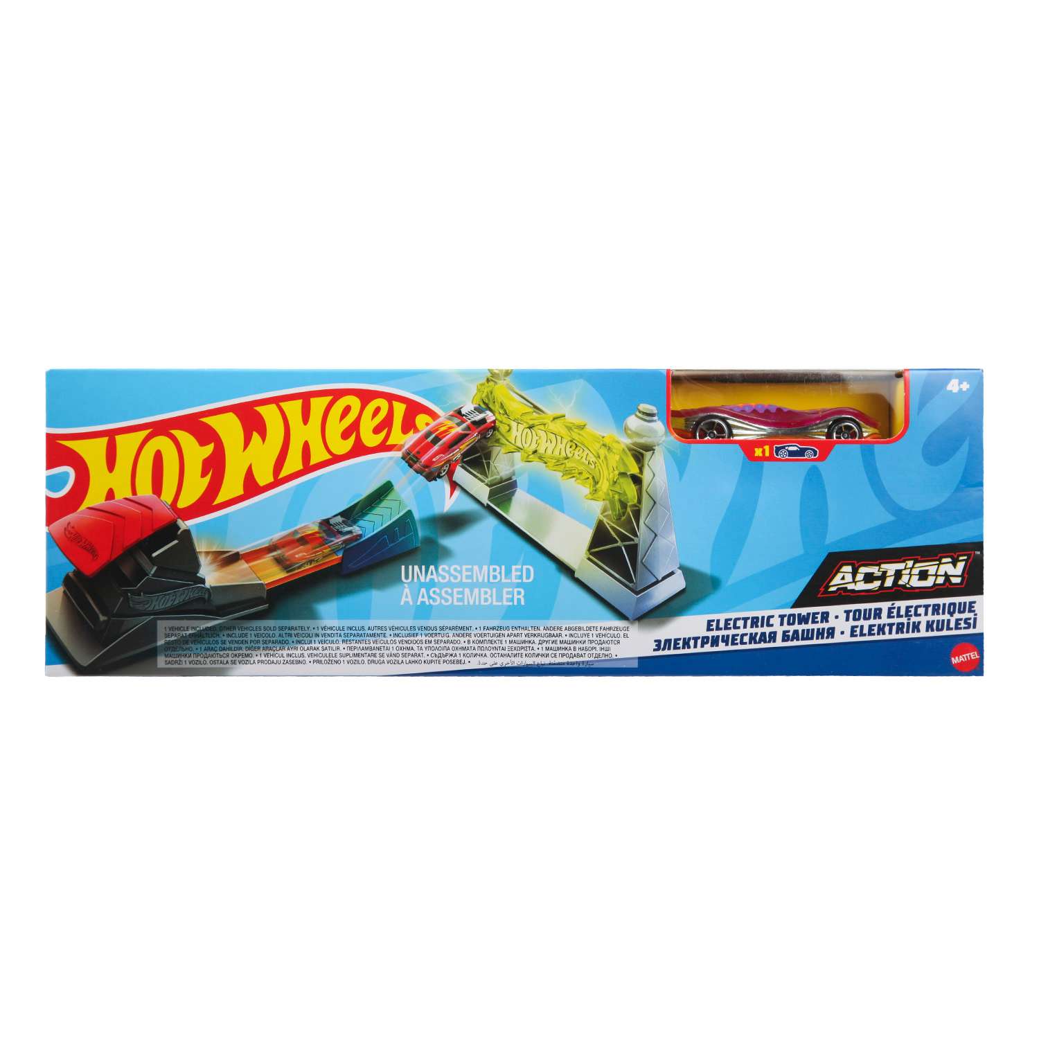 Трек Hot Wheels Электрические башни с пусковой установкой FTH79 - фото 2